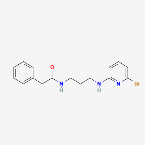 N-{3-[(6-bromopyridin-2-yl)amino]propyl}-2-phenylacetamide