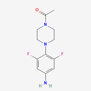 4-(4-Acetylpiperazin-1-yl)-3,5-difluoroaniline