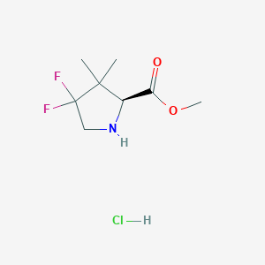 Methyl 4,4-Difluoro-3,3-dimethyl-L-proline hydrochloride