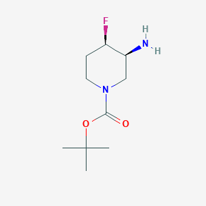 (3S,4R)-tert-butyl 3-amino-4-fluoropiperidine-1-carboxylate
