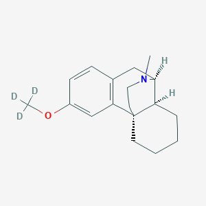 molecular formula C18H25NO B15295776 Dextromethorphan O-Trideuteromethyl 