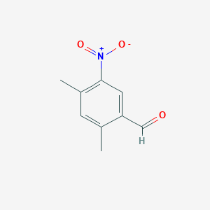 molecular formula C9H9NO3 B15295811 2,4-Dimethyl-5-nitrobenzaldehyde 