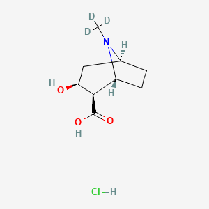 molecular formula C9H16ClNO3 B15295865 (-)-Ecgonine-d3 Hydrochloride 