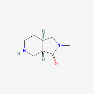 (3AS,7AS)-2-Methyl-octahydro-3H-pyrrolo[3,4-C]pyridin-3-one