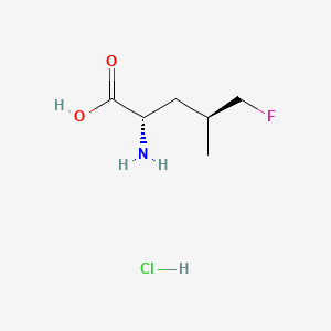 molecular formula C6H13ClFNO2 B15295903 (2S,4S)-2-amino-5-fluoro-4-methylpentanoicacidhydrochloride 