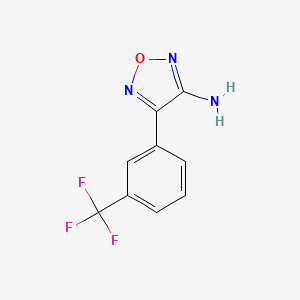 4-[3-(Trifluoromethyl)phenyl]-1,2,5-oxadiazol-3-amine