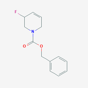 molecular formula C13H14FNO2 B1529593 Benzyl 3-fluoro-1,2,3,6-tetrahydropyridine-1-carboxylate CAS No. 1419101-03-3