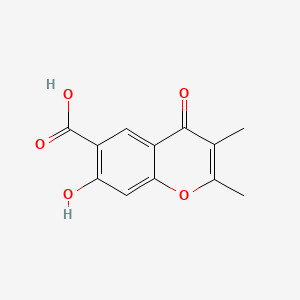 6-Carboxy-7-hydroxy-2,3-dimethylchromone