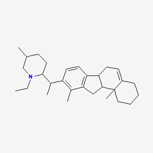 molecular formula C29H43N B15295983 N-Ethyl-desoxy-veratramine 