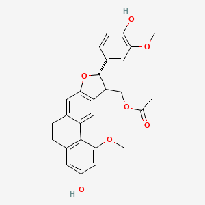 molecular formula C27H26O7 B15295985 Shanciol H 