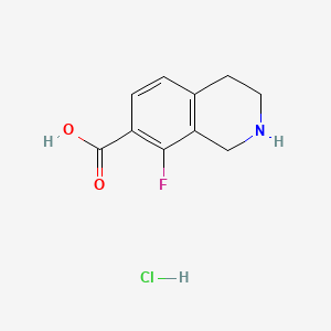 8-Fluoro-1,2,3,4-tetrahydroisoquinoline-7-carboxylic acid hydrochloride