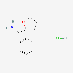 1-(2-Phenyloxolan-2-yl)methanamine hydrochloride