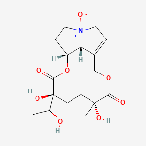 (1R,4S,7R,17R)-4,7-dihydroxy-4-[(1R)-1-hydroxyethyl]-6,7-dimethyl-14-oxido-2,9-dioxa-14-azoniatricyclo[9.5.1.014,17]heptadec-11-ene-3,8-dione