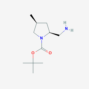 cis-1-Boc-2-aminomethyl-4-methylpyrrolidine