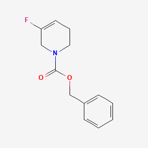 molecular formula C13H14FNO2 B1529607 Benzyl 5-fluoro-1,2,3,6-tetrahydropyridine-1-carboxylate CAS No. 1419101-08-8