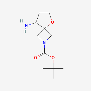 molecular formula C11H20N2O3 B1529610 2-Boc-8-amino-5-oxa-2-azaspiro[3.4]octane CAS No. 1408074-44-1