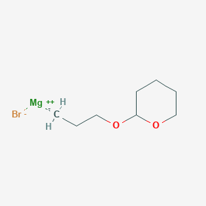 molecular formula C8H15BrMgO2 B15296105 Magnesium;2-propoxyoxane;bromide 