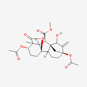 9S-Hydroxy Diacetyloxy Desdihydroxy Gibberellin A1 Methyl Ester