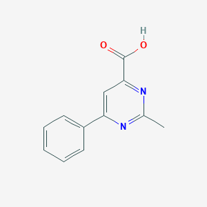 2-Methyl-6-phenylpyrimidine-4-carboxylic acid