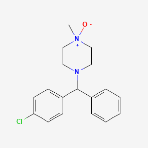 1-(p-Chloro-alpha-phenylbenzyl)-4-methylpiperazine 4-oxide