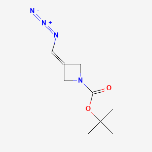 Tert-butyl 3-(azidomethylidene)azetidine-1-carboxylate