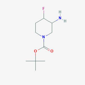 Tert-butyl 3-amino-4-fluoropiperidine-1-carboxylate