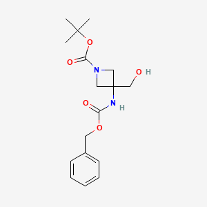 1-Boc-3-(Cbz-amino)azetidine-3-methanol