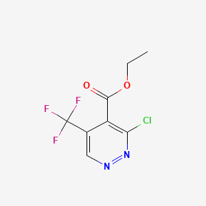 Ethyl 3-chloro-5-(trifluoromethyl)pyridazine-4-carboxylate