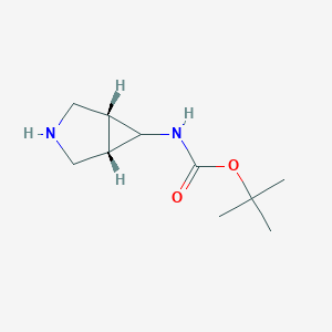 molecular formula C10H18N2O2 B152962 叔丁基 (1R,5S,6r)-3-氮杂双环[3.1.0]己烷-6-基氨基甲酸酯 CAS No. 134677-60-4