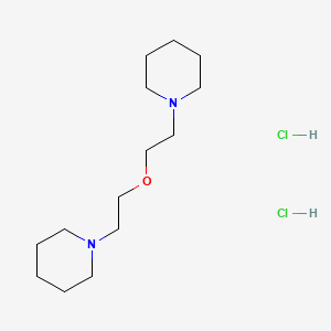 molecular formula C14H30Cl2N2O B15296200 Bis-(2-piperidinoethyl)ether Dihydrochloride (BPEE Dihydrochloride) CAS No. 104032-34-0