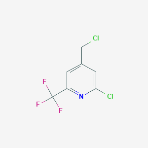 2-Chloro-4-(chloromethyl)-6-(trifluoromethyl)pyridine