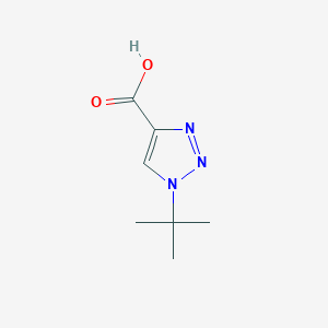 molecular formula C7H11N3O2 B1529622 1-(tert-Butyl)-1H-1,2,3-triazole-4-carboxylic acid CAS No. 1260665-09-5