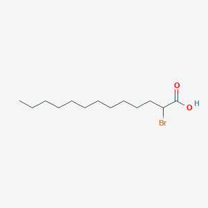 molecular formula C13H25BrO2 B15296307 2-Bromotridecanoic acid CAS No. 95658-34-7