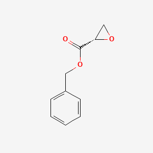 molecular formula C10H10O3 B15296310 benzyl (2S)-oxirane-2-carboxylate CAS No. 110994-90-6