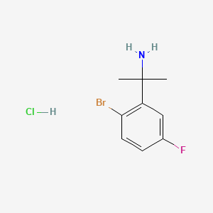 2-(2-Bromo-5-fluorophenyl)propan-2-amine hydrochloride