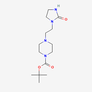 tert-Butyl 4-(2-(2-Oxoimidazolidin-1-yl)ethyl)piperazine-1-carboxylate