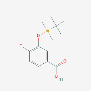 3-((Tert-butyldimethylsilyl)oxy)-4-fluorobenzoic acid