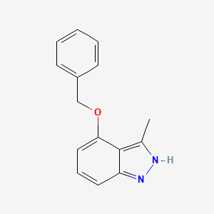 molecular formula C15H14N2O B1529639 4-(Benzyloxy)-3-methyl-1H-indazole CAS No. 1056265-33-8