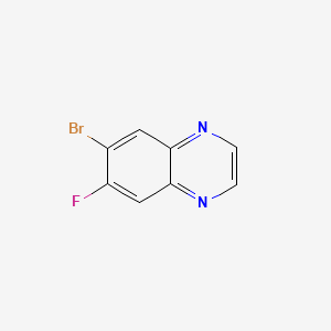 molecular formula C8H4BrFN2 B1529640 6-Bromo-7-fluoroquinoxaline CAS No. 1210047-55-4