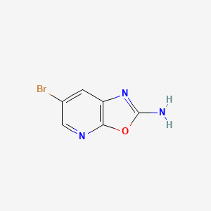 molecular formula C6H4BrN3O B1529641 6-Bromooxazolo[5,4-b]pyridin-2-amine CAS No. 1198319-39-9