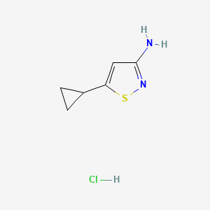 5-Cyclopropyl-1,2-thiazol-3-aminehydrochloride