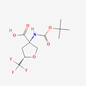 rac-(3R,5R)-3-{[(tert-butoxy)carbonyl]amino}-5-(trifluoromethyl)oxolane-3-carboxylic acid