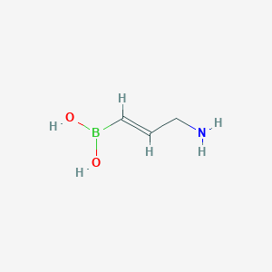 molecular formula C3H8BNO2 B15296457 (E)-(3-Aminoprop-1-en-1-yl)boronic acid 