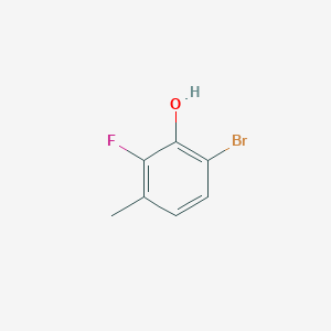 molecular formula C7H6BrFO B1529647 6-Bromo-2-fluoro-3-methylphenol CAS No. 1310416-52-4