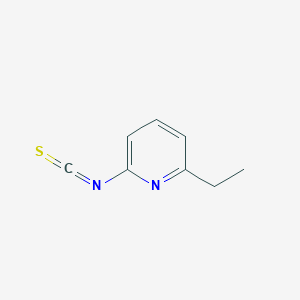 molecular formula C8H8N2S B15296484 Pyridine, 2-ethyl-6-isothiocyanato- CAS No. 1103425-65-5