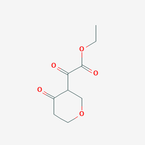 Ethyl 2-oxo-2-(4-oxotetrahydro-2H-pyran-3-yl)acetate