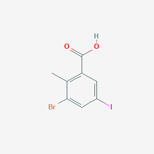 3-Bromo-5-iodo-2-methylbenzoic acid