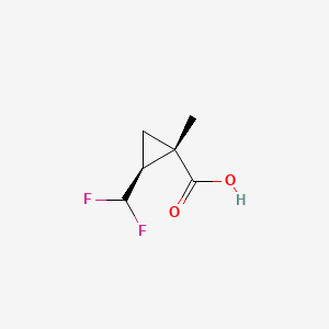 rac-(1R,2R)-2-(difluoromethyl)-1-methylcyclopropane-1-carboxylic acid