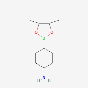 4-(4,4,5,5-Tetramethyl-1,3,2-dioxaborolan-2-yl)cyclohexan-1-amine