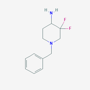 1-Benzyl-3,3-difluoropiperidin-4-amine